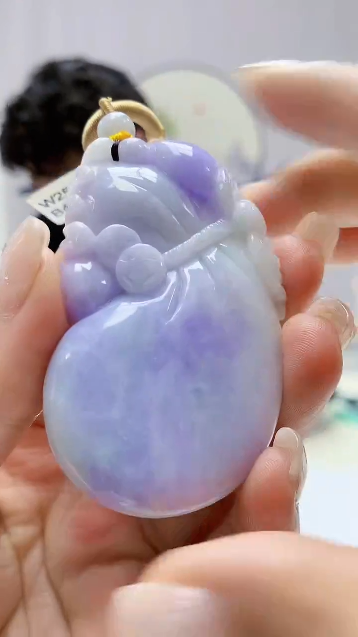 定制翡翠未镶嵌5145ms-毛货181钱袋