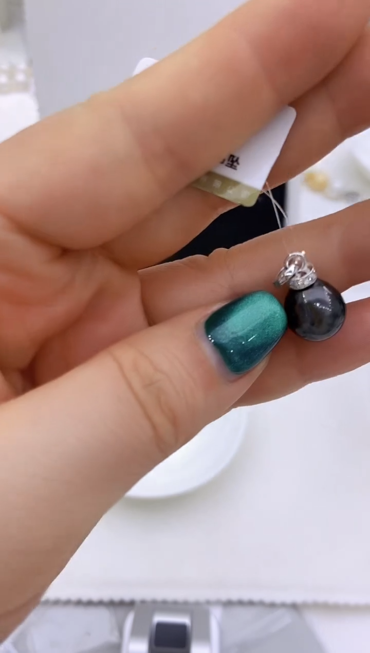 【闪购商品】海水珍珠吊坠银S925镶嵌106