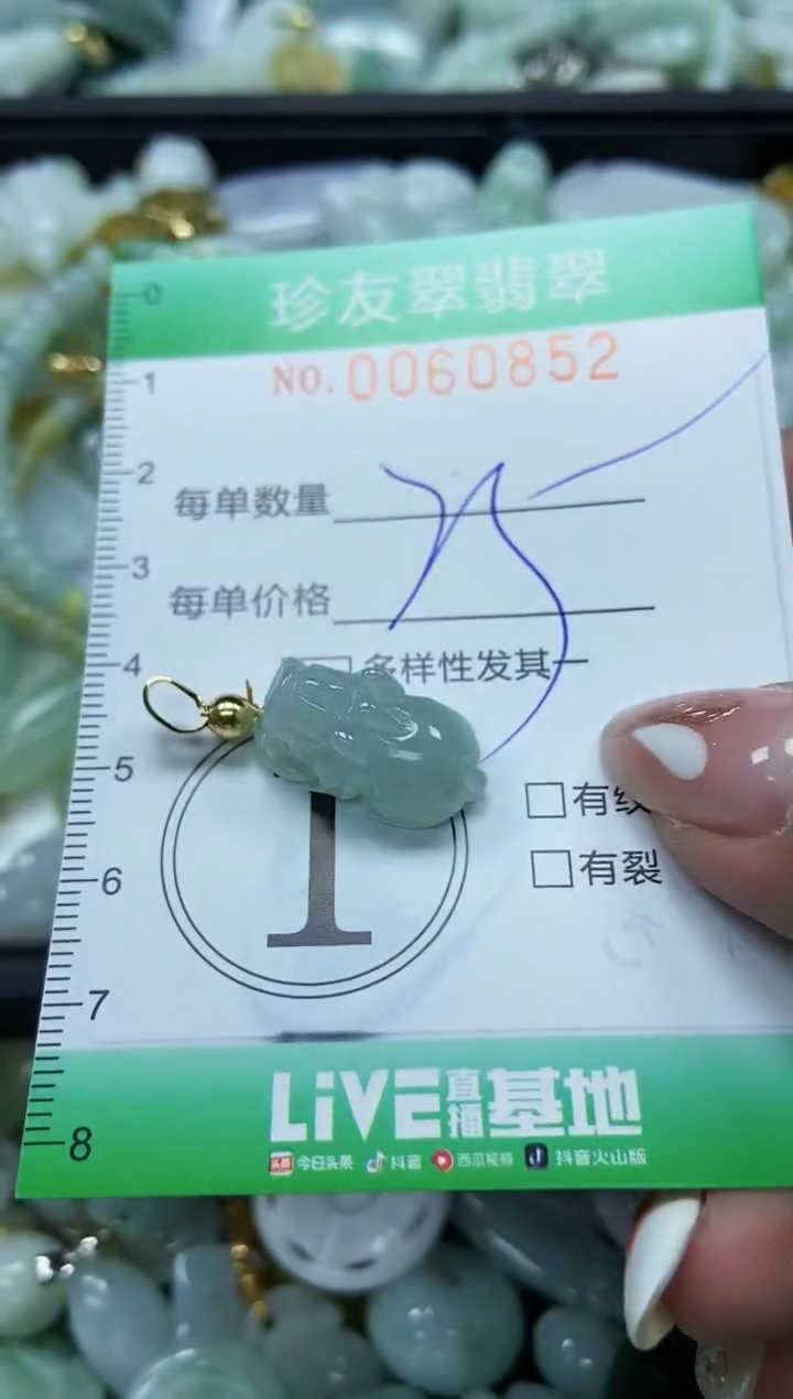 【闪购商品】翡翠颈饰未镶嵌闪购0060852