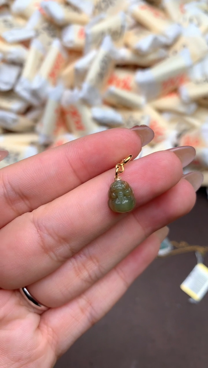 【闪购商品】翡翠挂件银S925镶嵌—