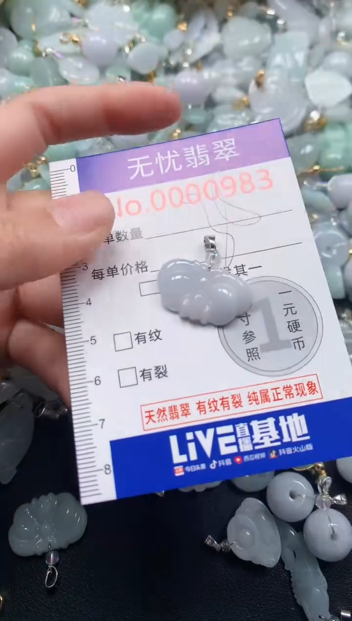 颈饰未镶嵌翡翠983