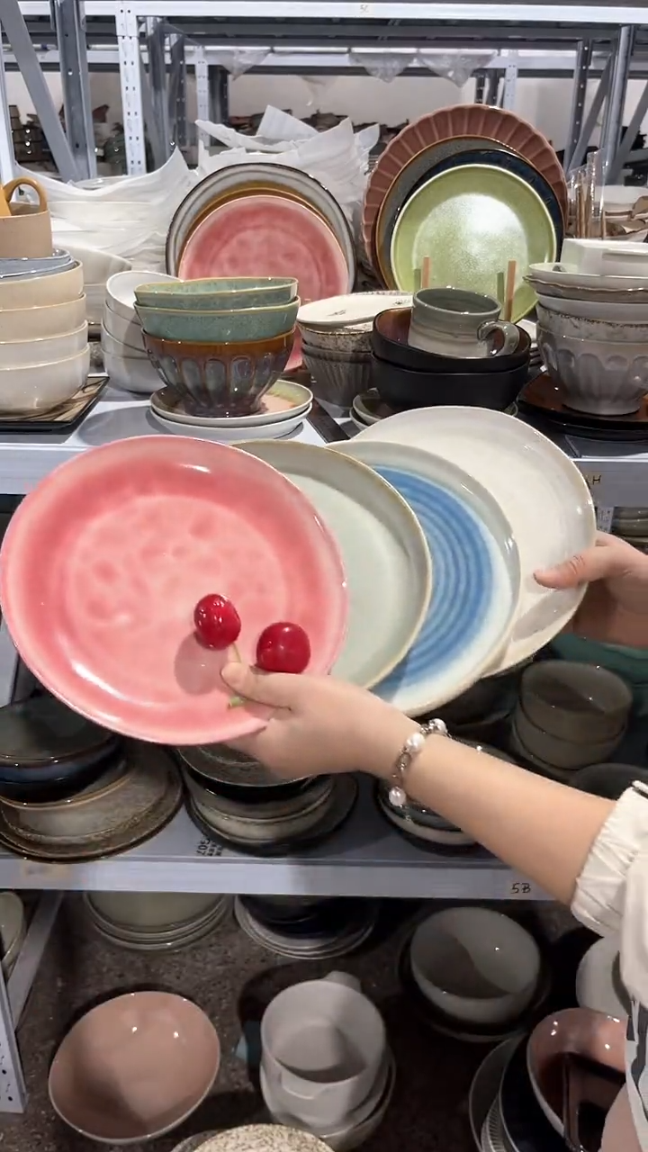 【闪购商品】瓷片外贸尾货微瑕满20包邮X4 小盘组合