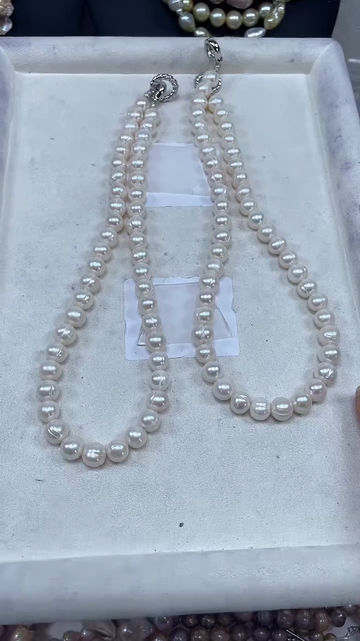未镶嵌淡水珍珠项链【纯恬巴洛克饰品】（多样性发货发一）