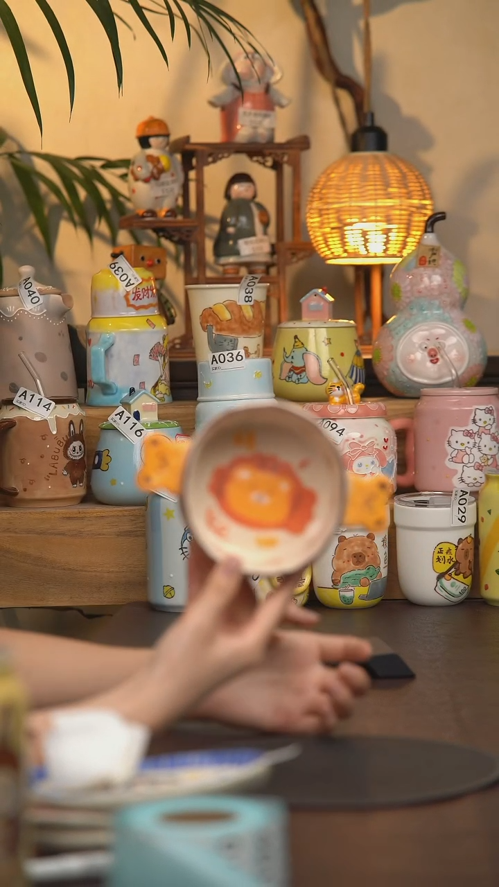 陶瓷熊熊米饭碗128