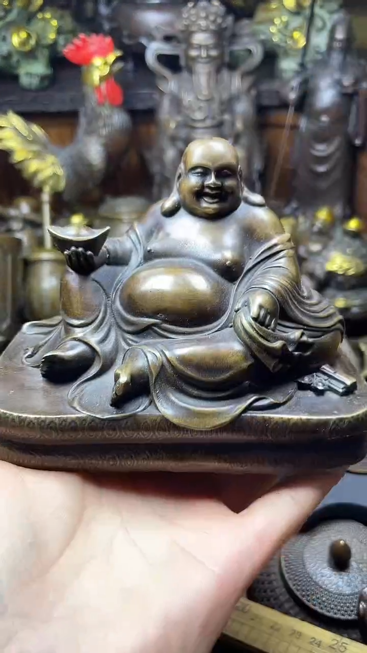 闪购链接，点击下单，有运费险，铜摆件