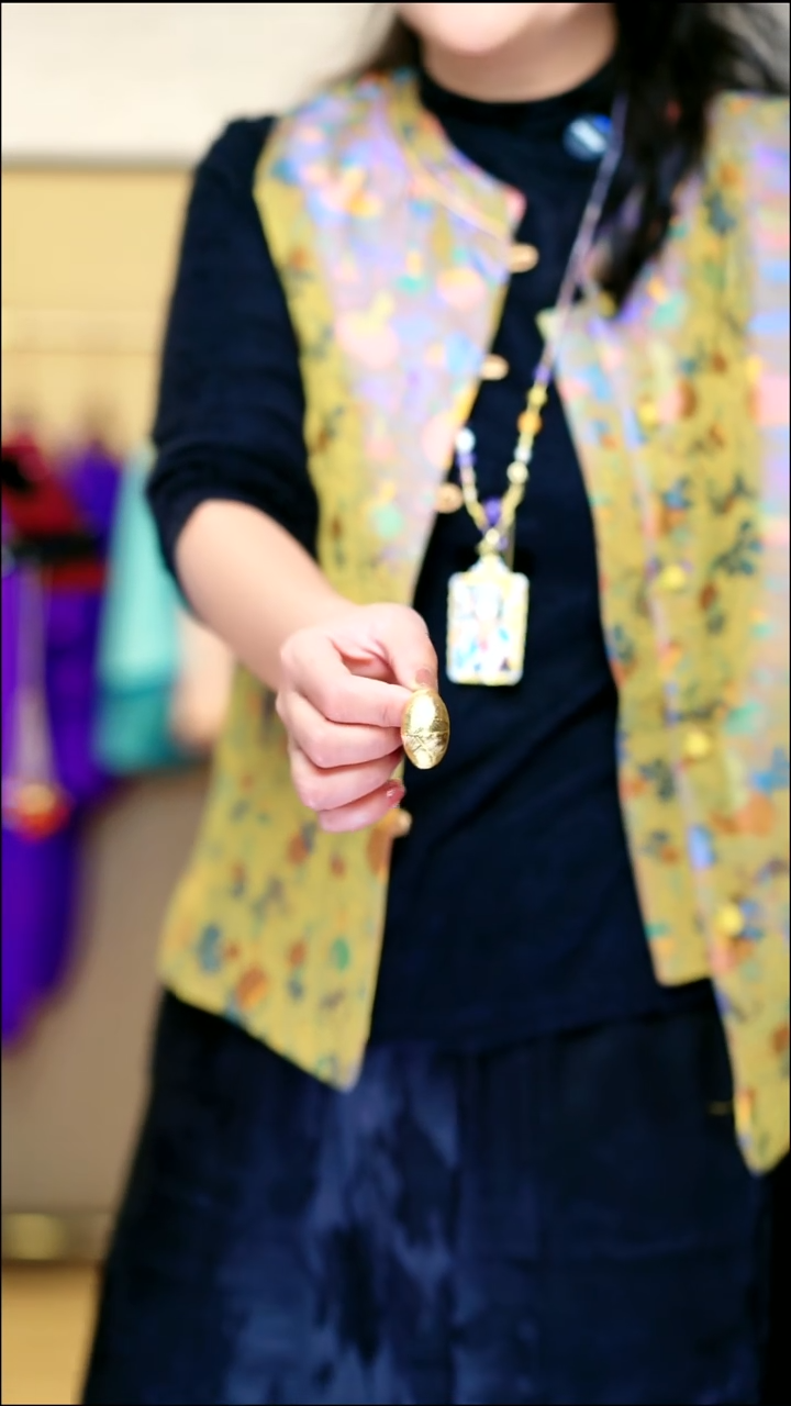 中古88金色金色大耳环