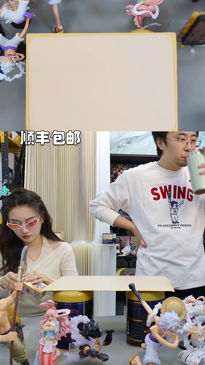 海贼王wcf蛋头岛路飞手办