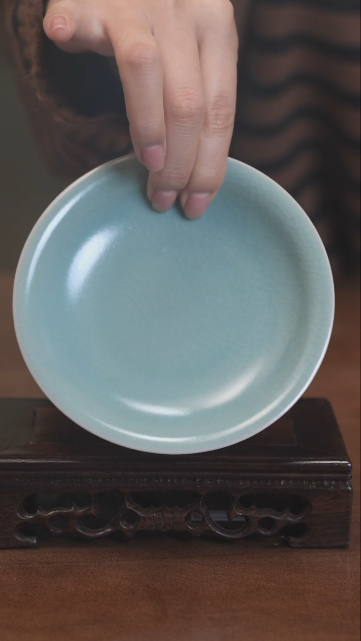 【闪购商品】YY宝丰宋官窑汝瓷仿古釉小碟