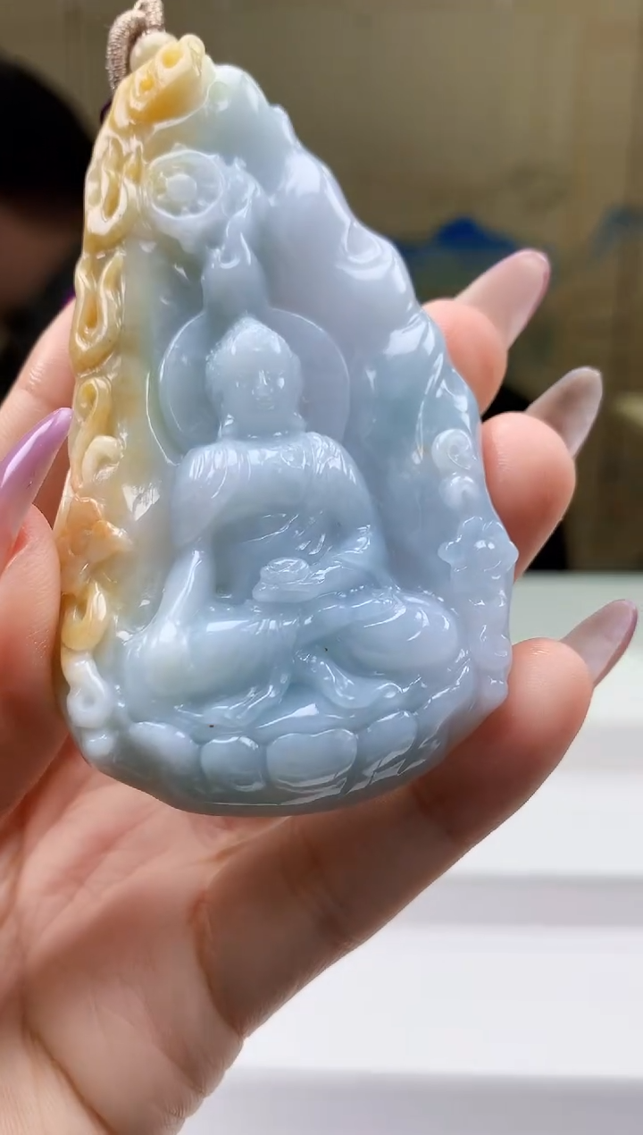 【闪购商品】定制翡翠未镶嵌5060ty-毛货挂件201