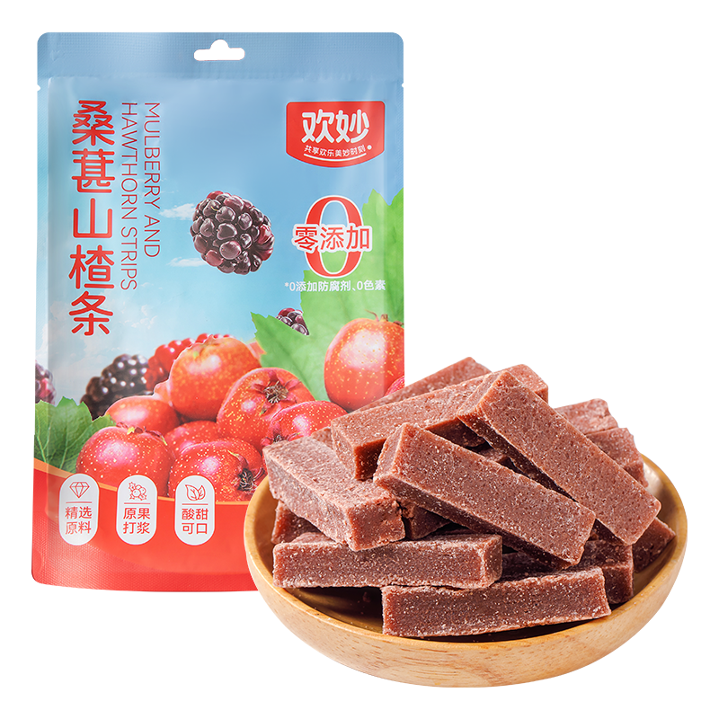 欢妙桑葚山楂条300g