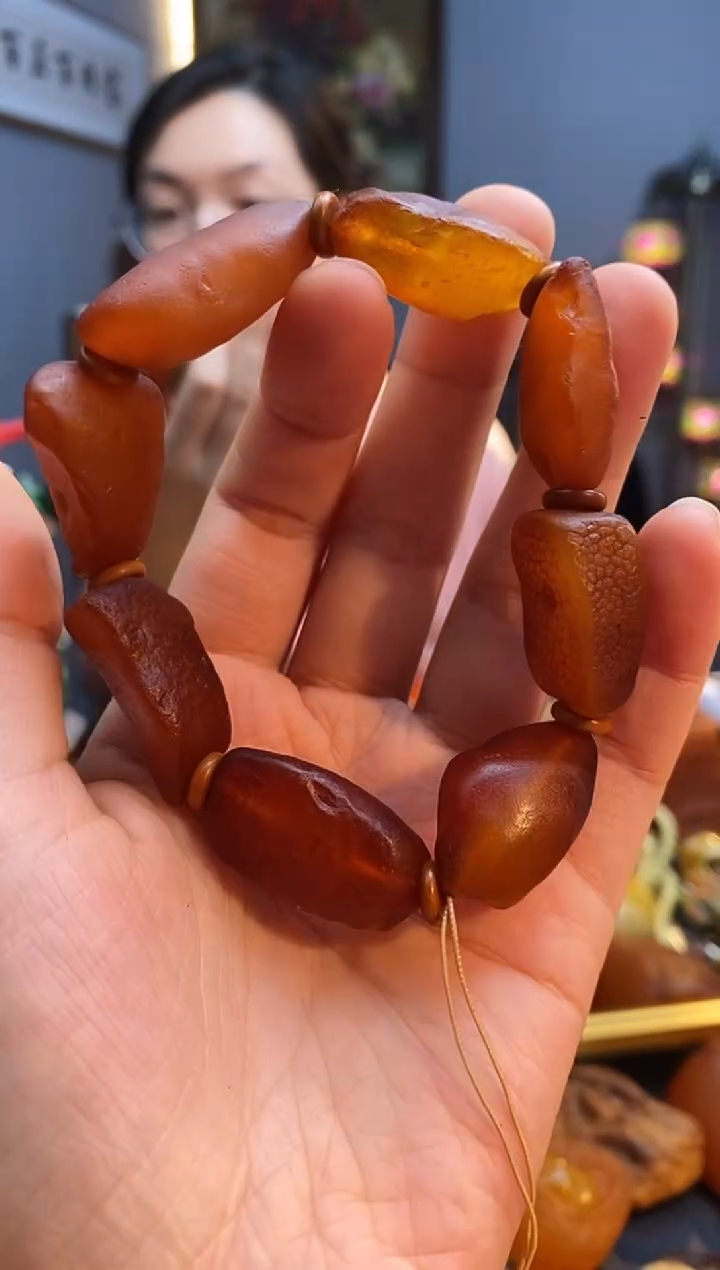手链琥珀未镶嵌手串