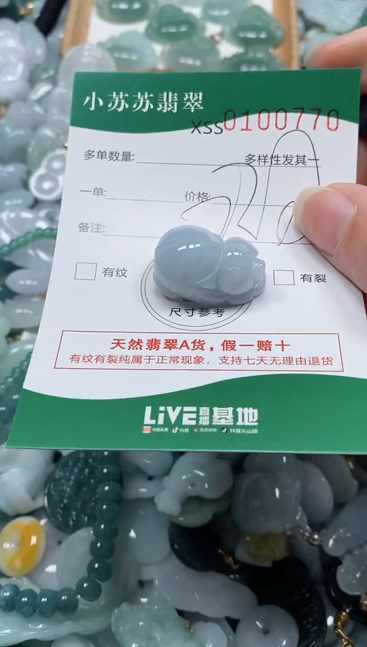 【闪购商品】翡翠颈饰未镶嵌闪购商品0100770