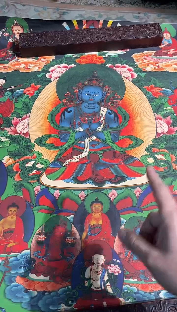 卷轴画卷轴画天天的唐卡tk16