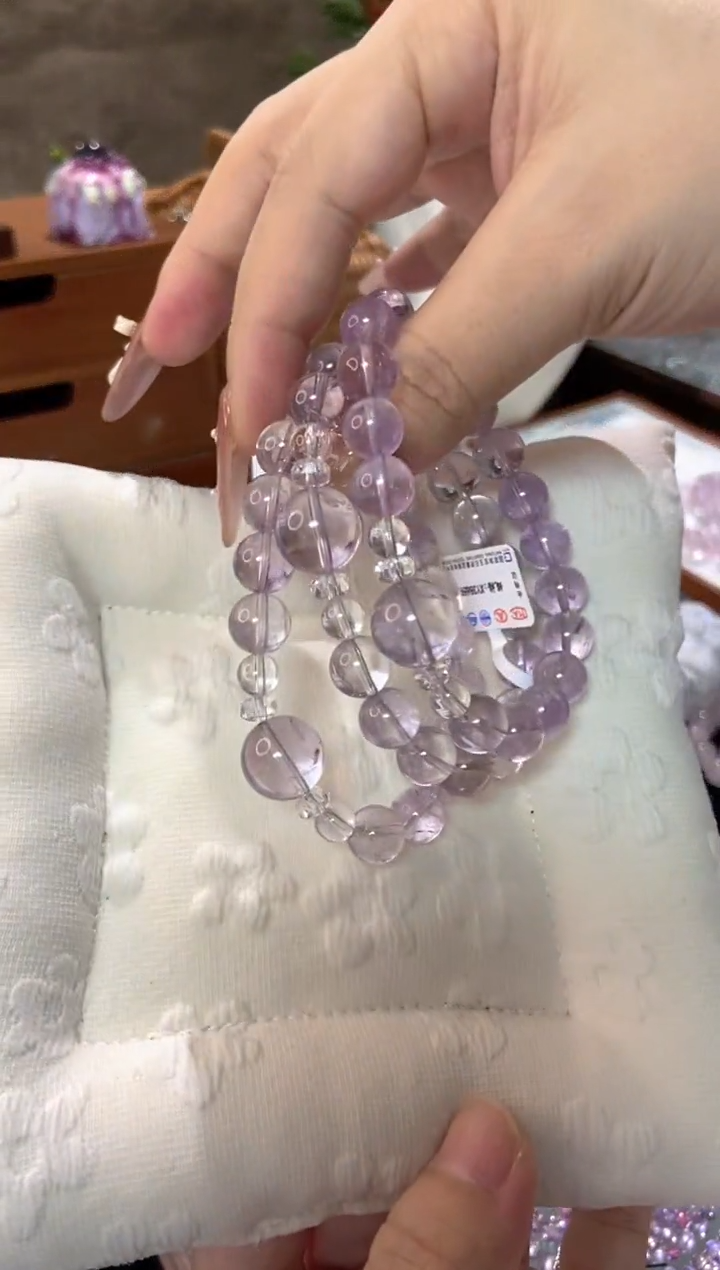 未镶嵌手串水晶孤品捡漏均匀瑕疵介意勿拍