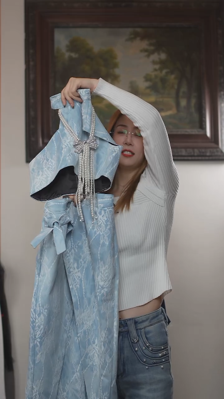 ?****g150套装+项链艺桐轩儿童礼服