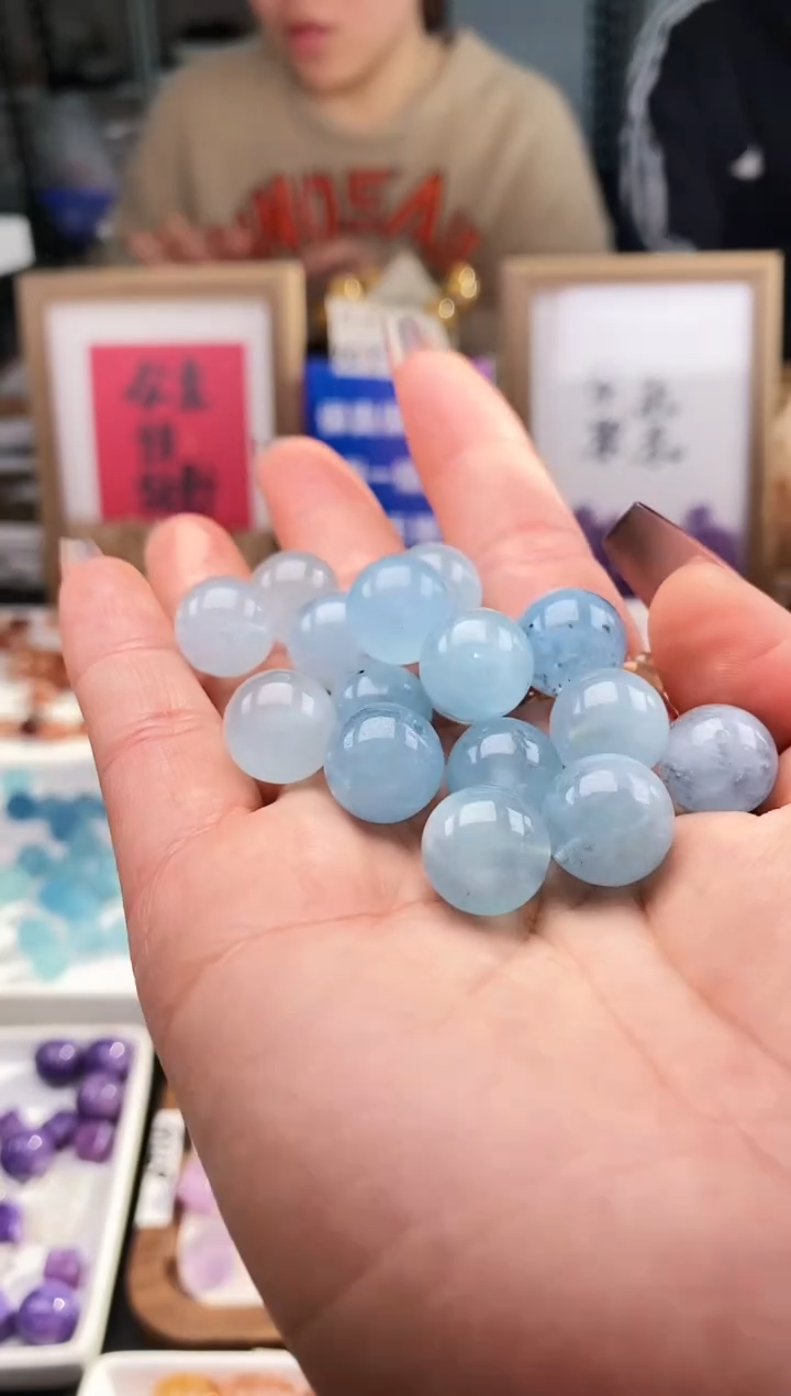 【闪购商品】海蓝宝石裸石未镶嵌41a多样性发其一/3.18/1个