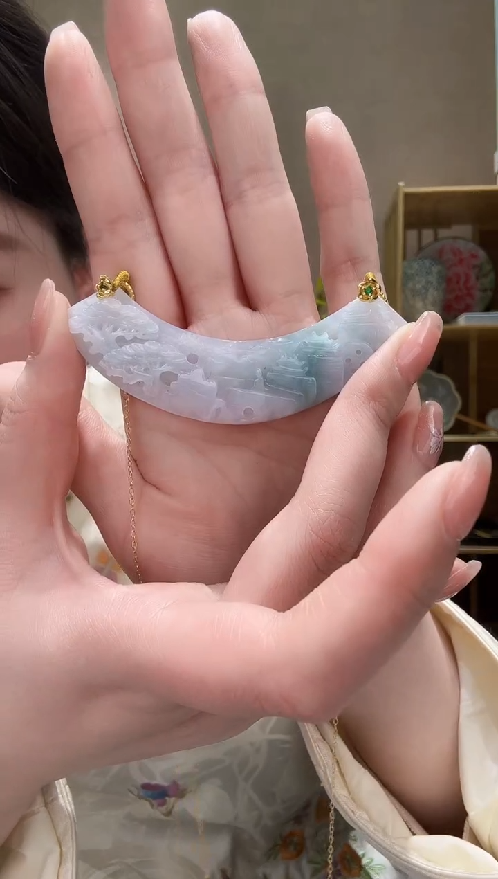 【闪购商品】翡翠颈饰未镶嵌吊坠