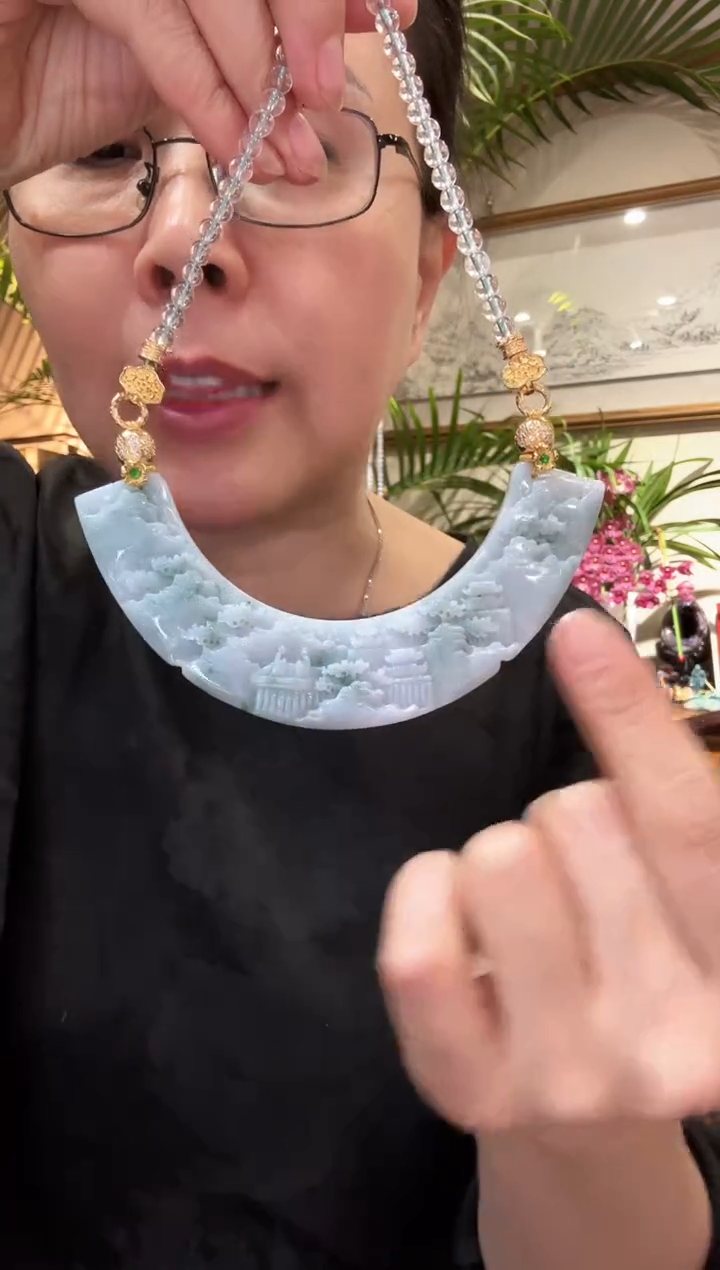 【闪购商品】翡翠颈饰未镶嵌国风