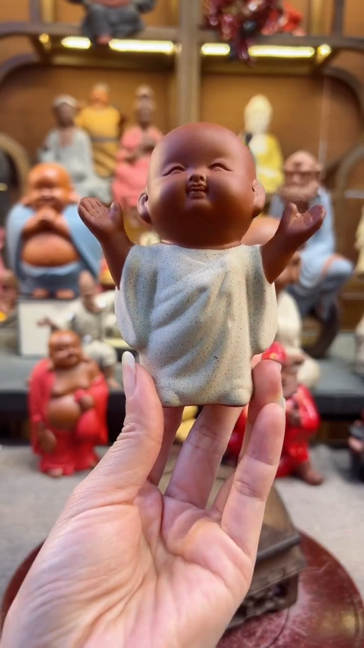 紫砂茶宠器闵茶宠摆件