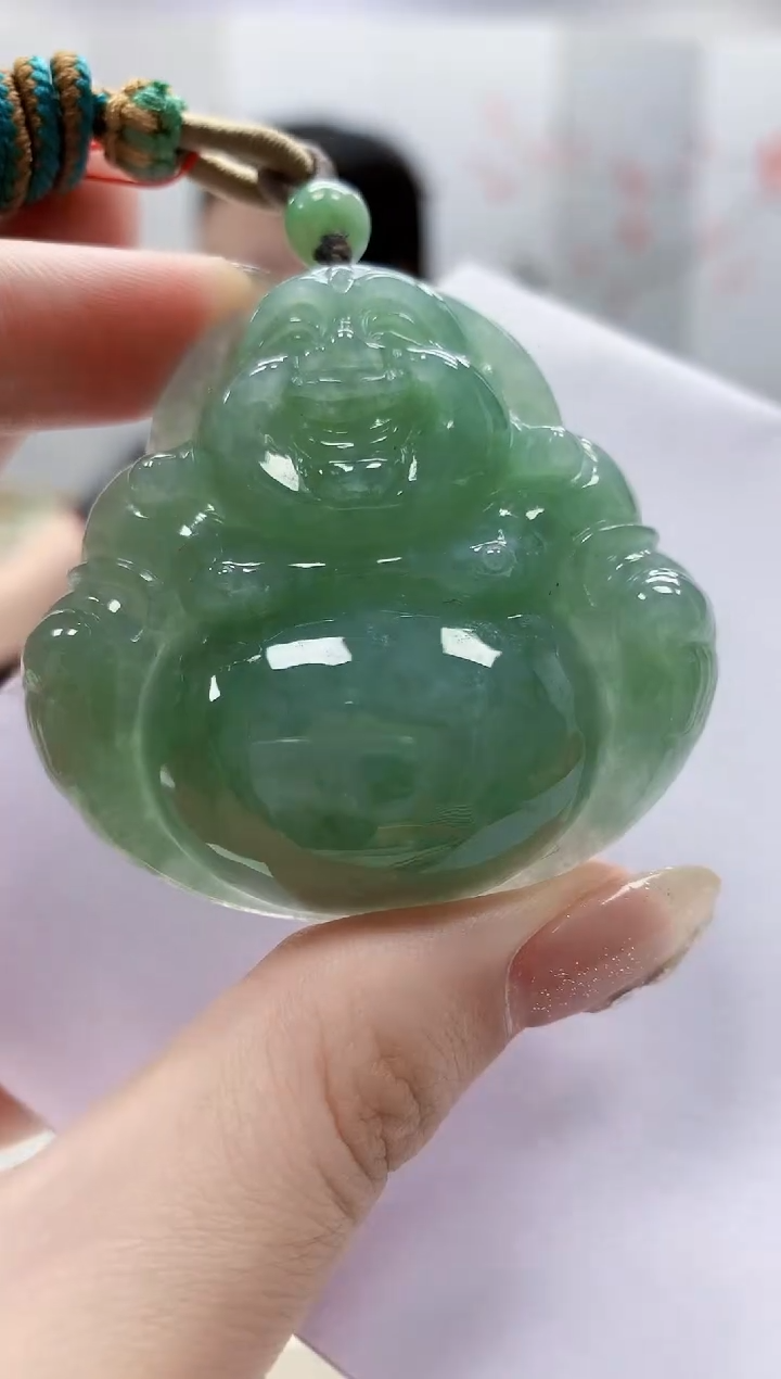 未镶嵌定制翡翠4852jw-毛货挂件7
