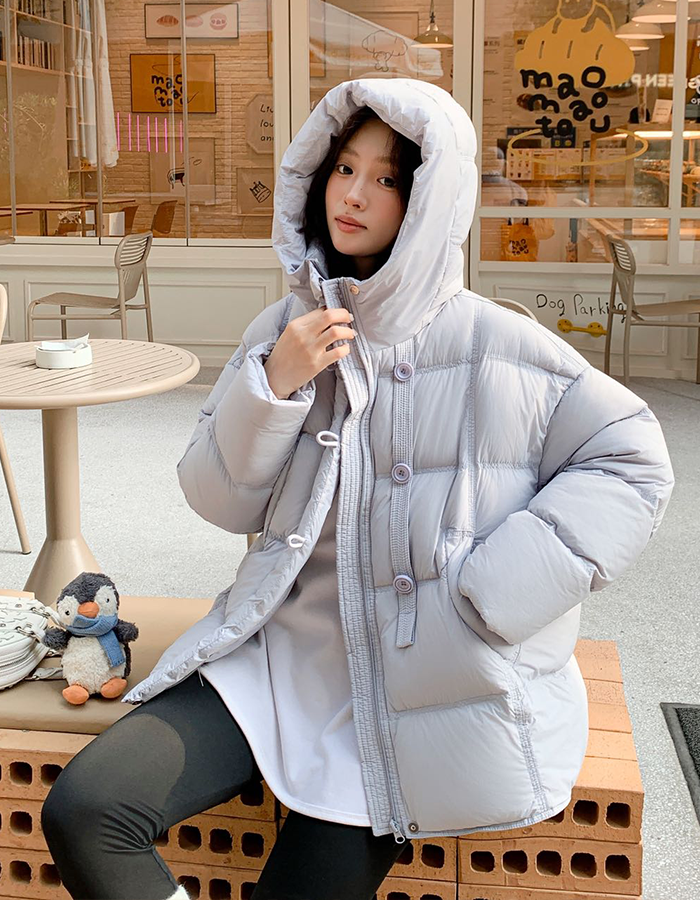 2025款新国标90白鸭绒连帽羽绒服加厚保暖冬季爆款外套-6055