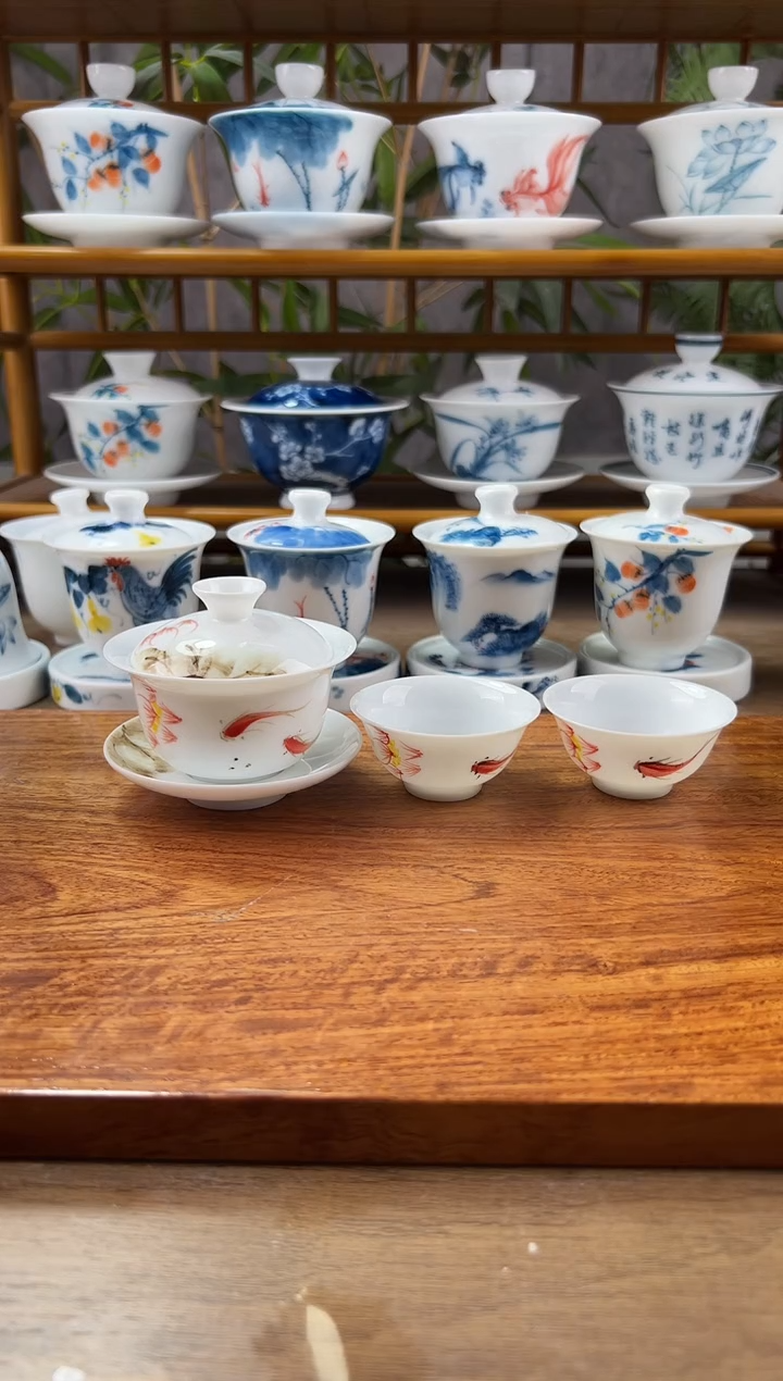 【闪购商品】微瑕红莲鲤鱼80ml三才+小玉兰2