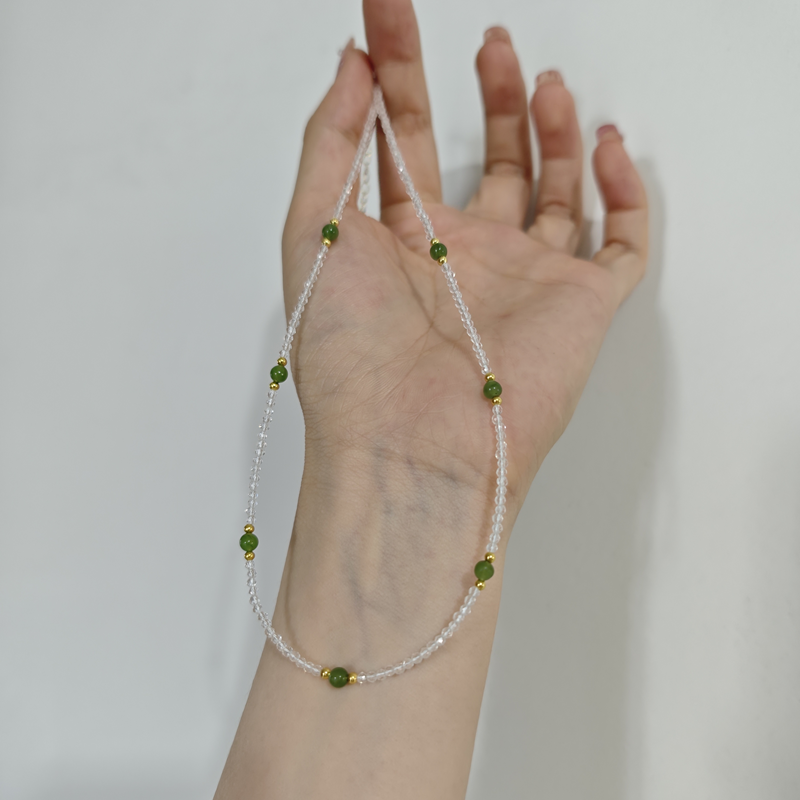 青果满天星璎珞手工简约气质时尚汉服百搭轻奢蓝色系配饰