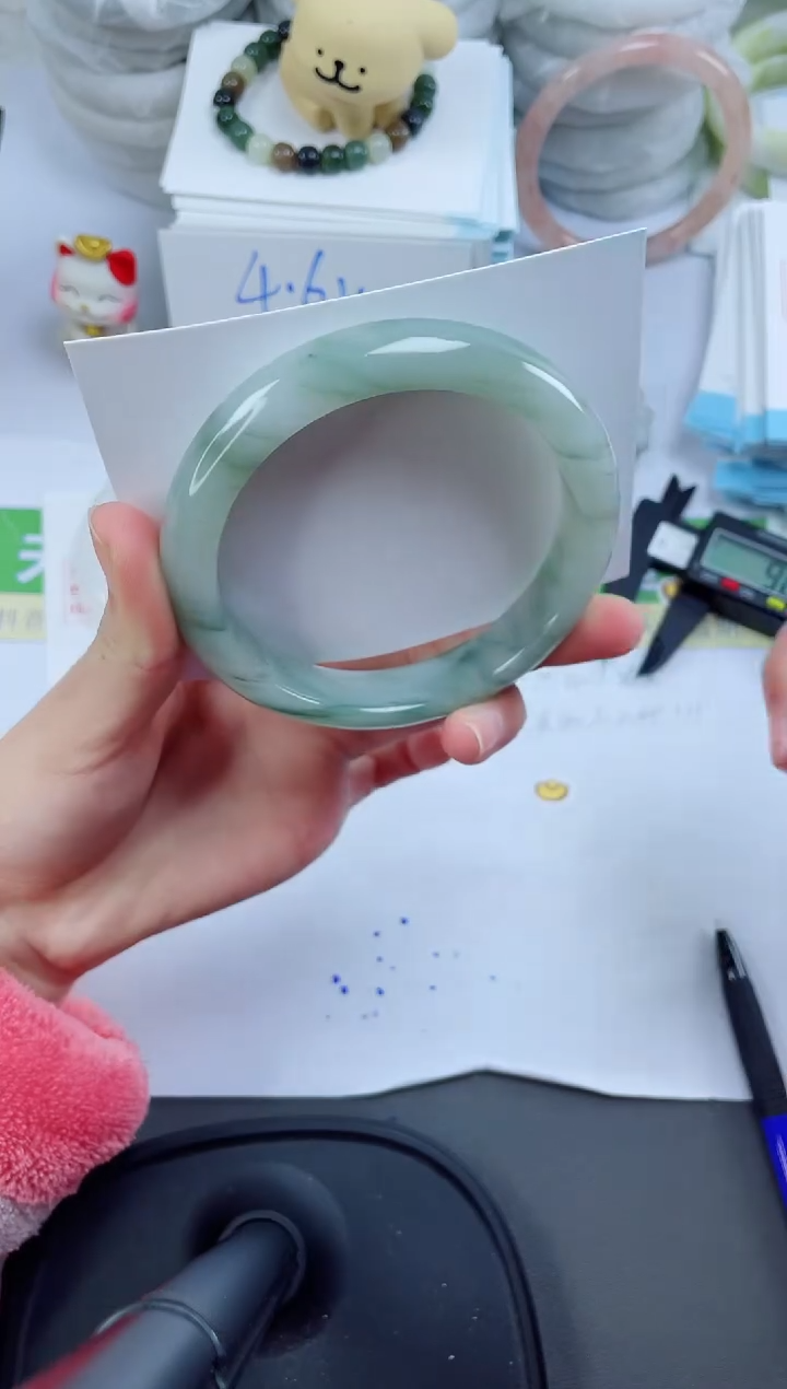 【闪购商品】石英质玉手镯未镶嵌3181-63.8