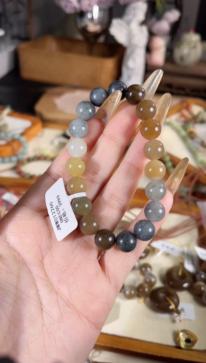 未镶嵌手链和田玉多样性发其一孤品默认微瑕