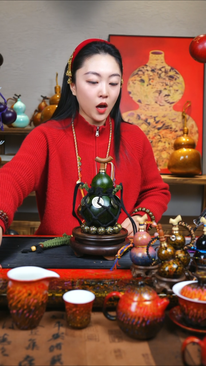 【闪购商品】JX015非遗臻选大漆酒葫芦