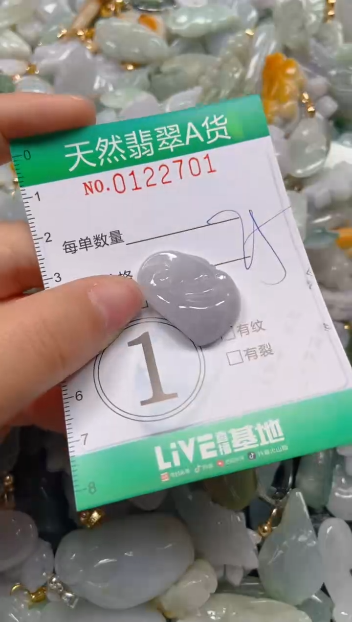 翡翠未镶嵌颈饰闪购0122701