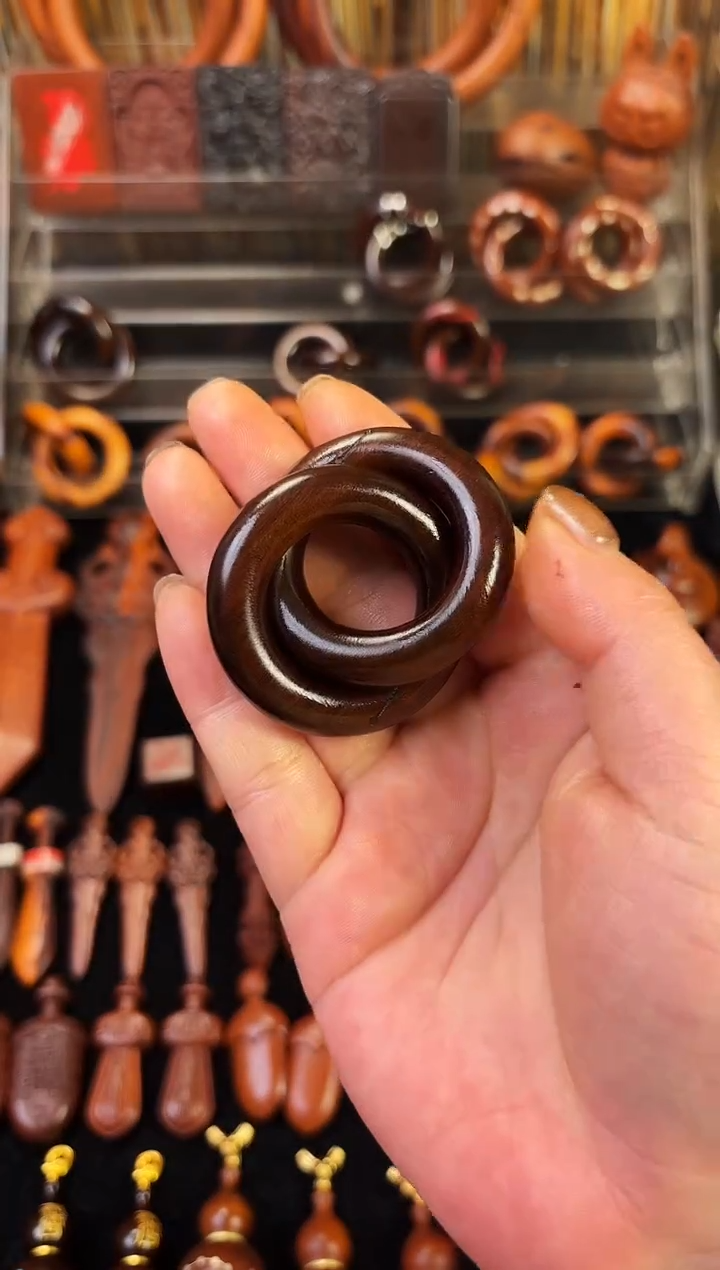 雷枣木玉化乾坤圈2.5