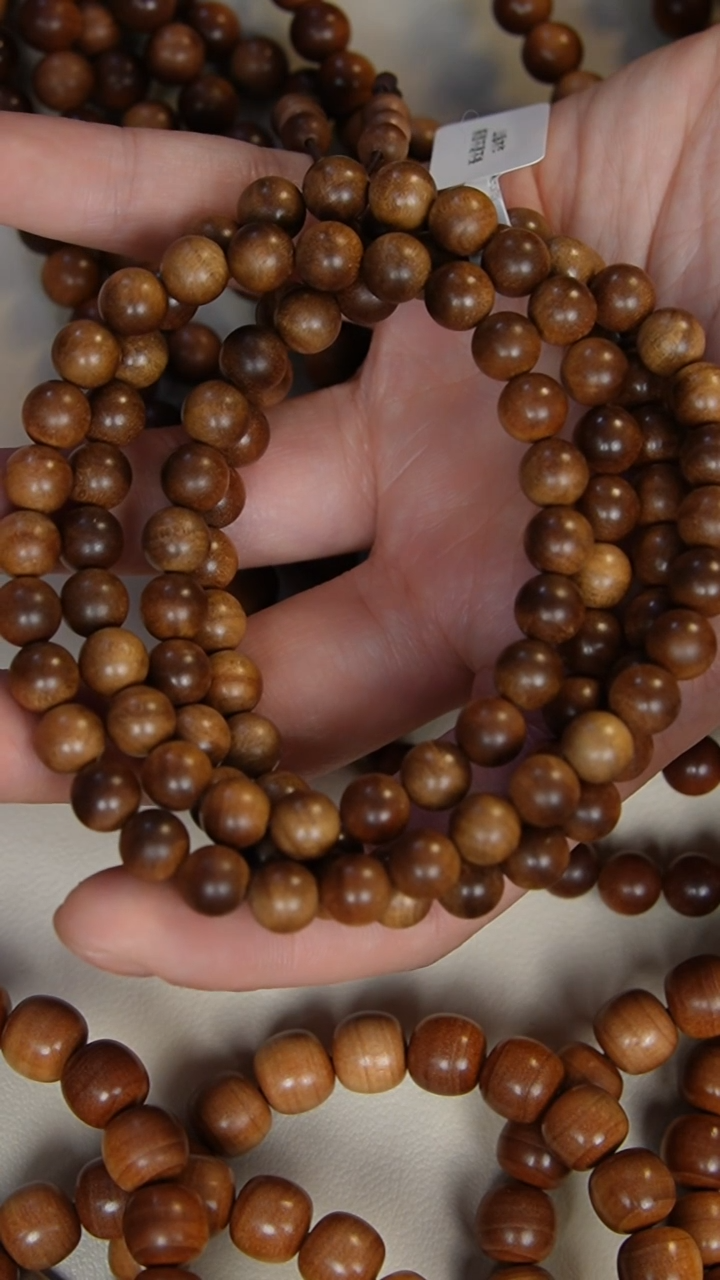 【闪购商品】檀香木手串/手链老山檀0.8多圈多样式发其一供奉料料