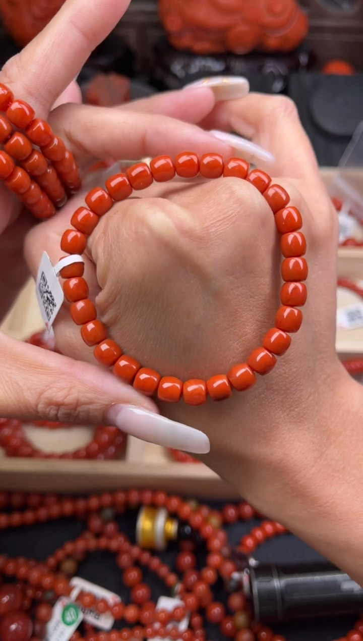 【闪购商品】南红玛瑙珠宝奇石未镶嵌-6+随机多样性/一条