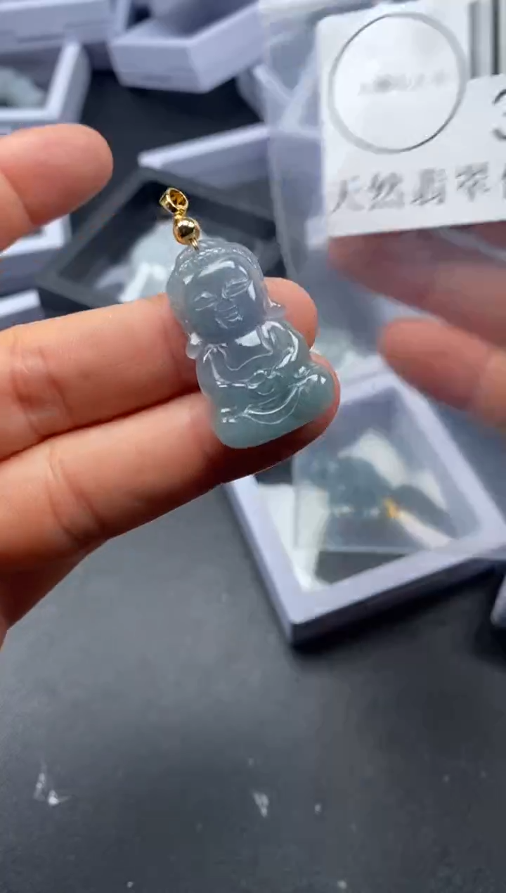 吊坠(不含链)未镶嵌翡翠3877