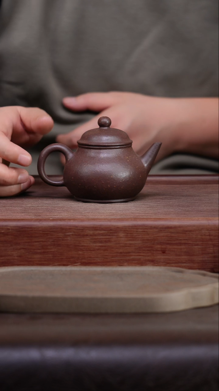 茶壶紫砂天青 芭乐水平