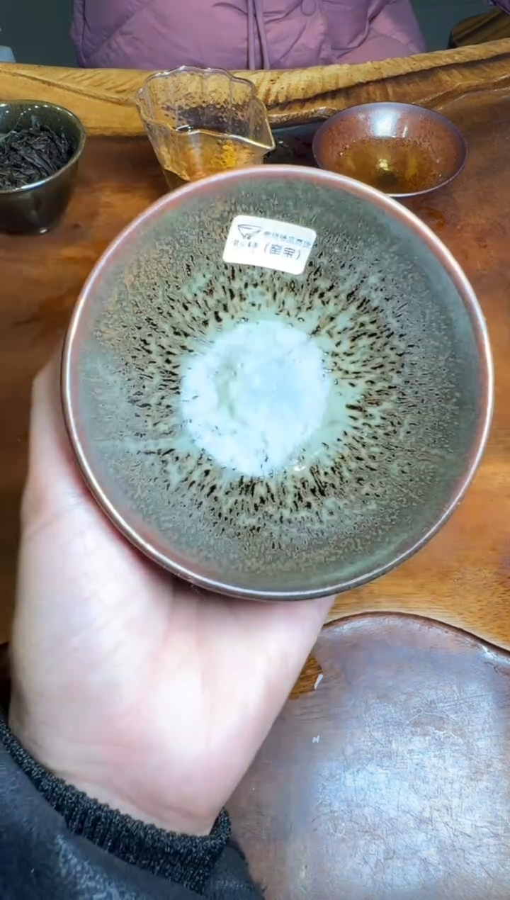 茶盏许杰龙窑柴烧灰贝117