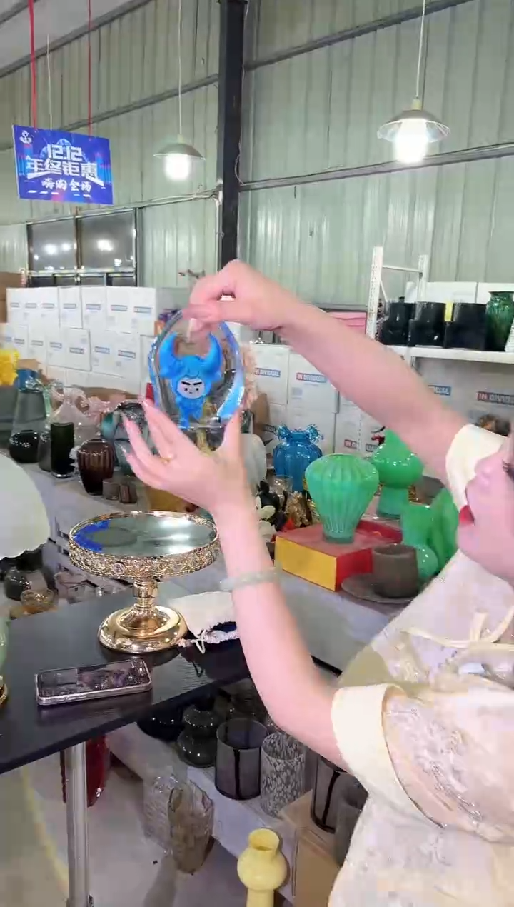 琉璃手工艺品优选花瓶花器R-早12