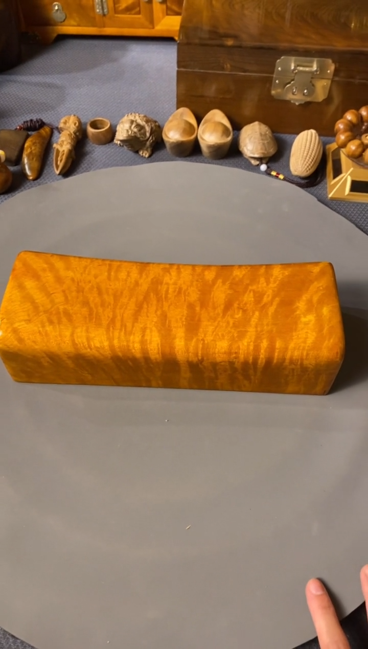 金丝楠实木 枕头27cm