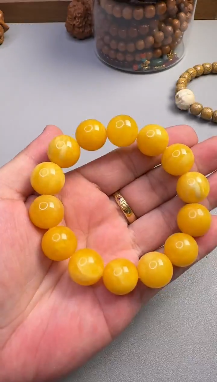 手链蜜蜡未镶嵌蜜蜡