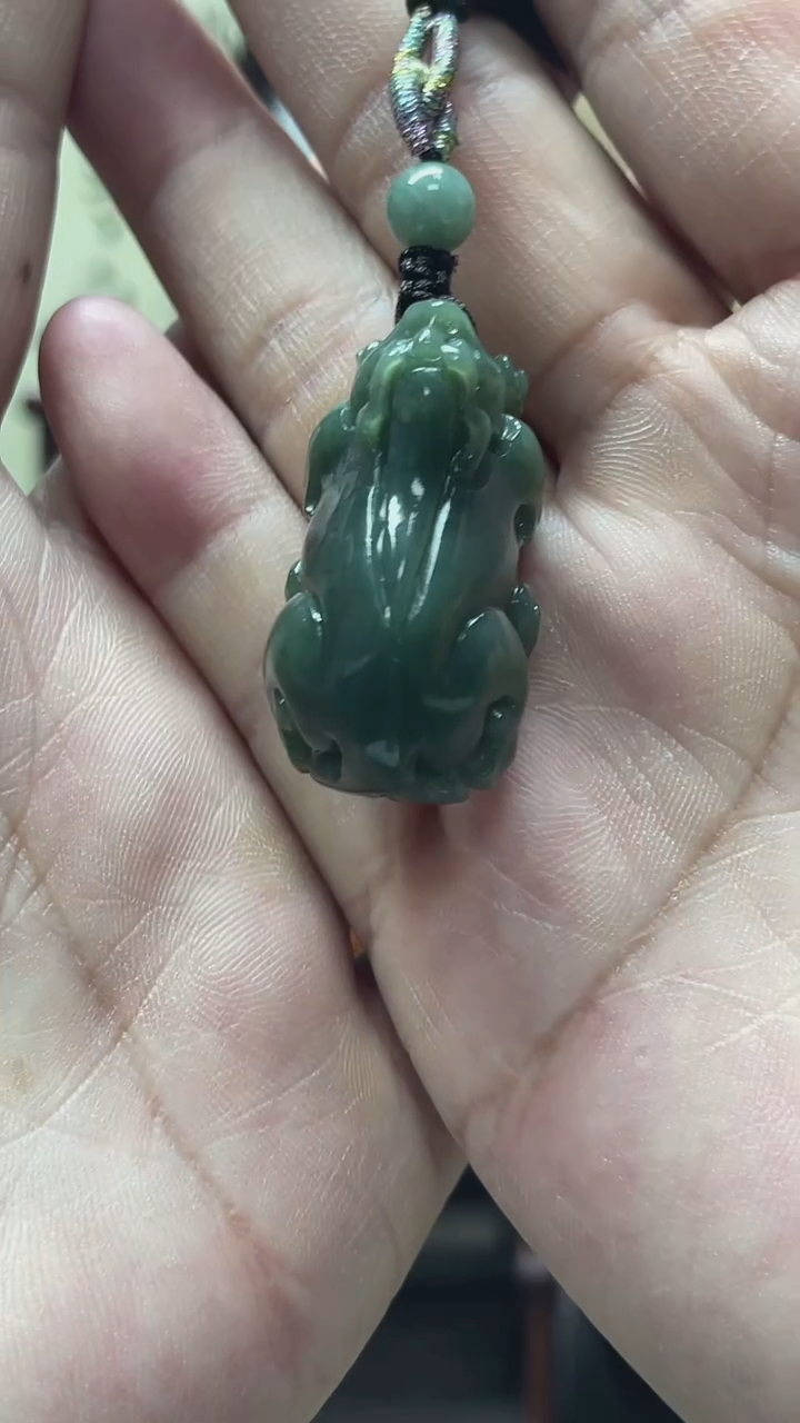 【闪购商品】和田玉颈饰未镶嵌和田玉貔貅吊坠多人