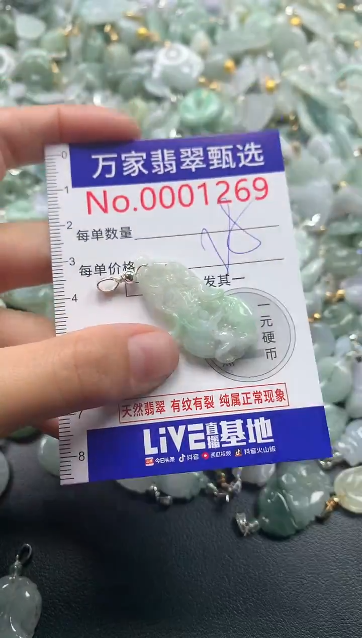 吊坠(不含链)未镶嵌翡翠1269