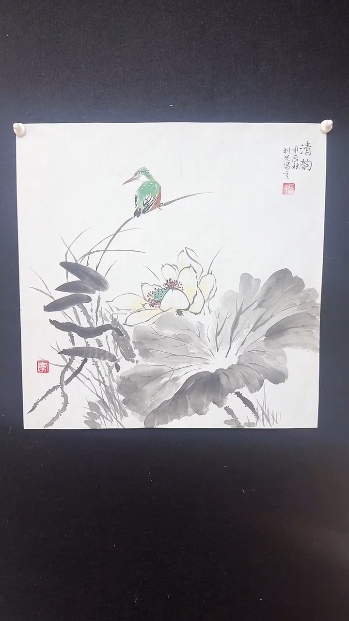 【闪购商品】国画李老师斗方绘画