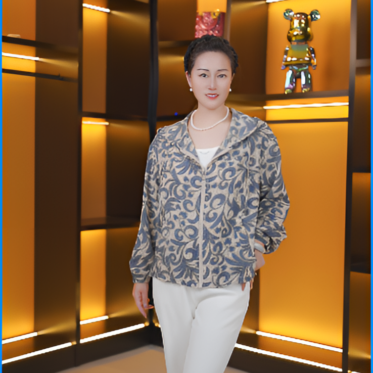 佐芭朵2025新款洋气防晒时尚休闲连帽宽松薄款外套女式春秋