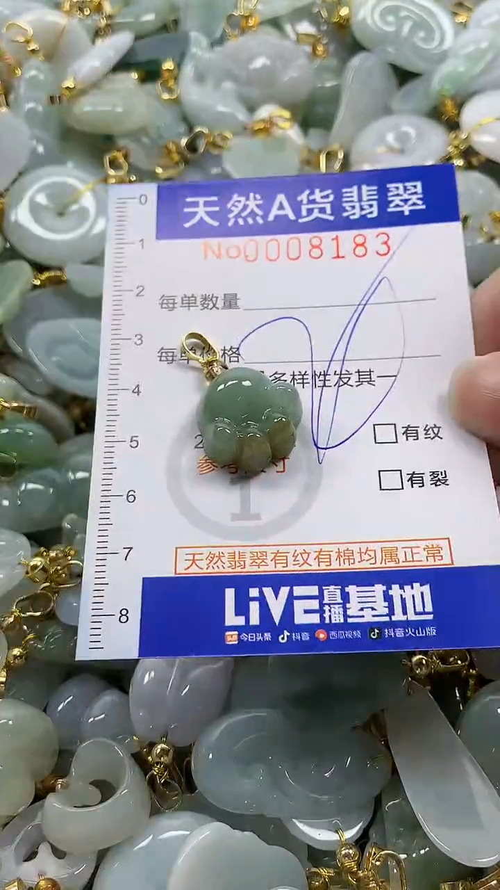 颈饰未镶嵌翡翠天然A货翡翠