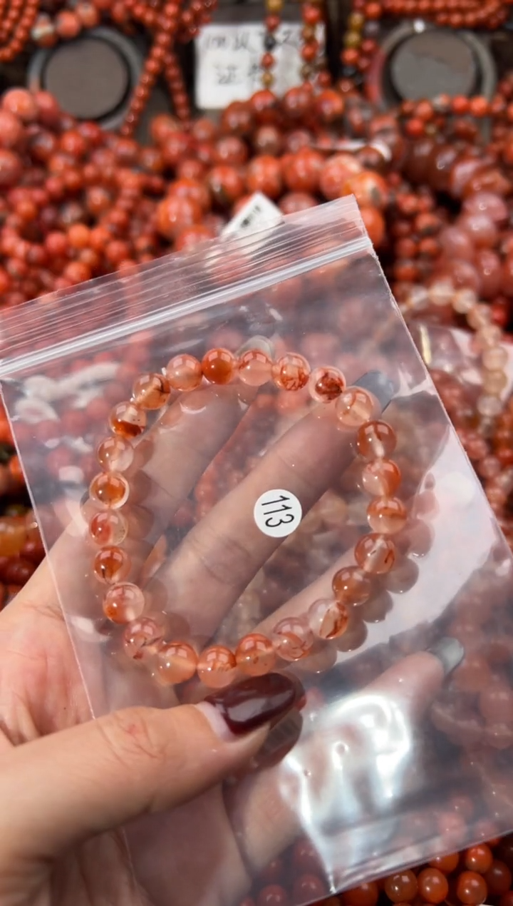 未镶嵌手串南红玛瑙8