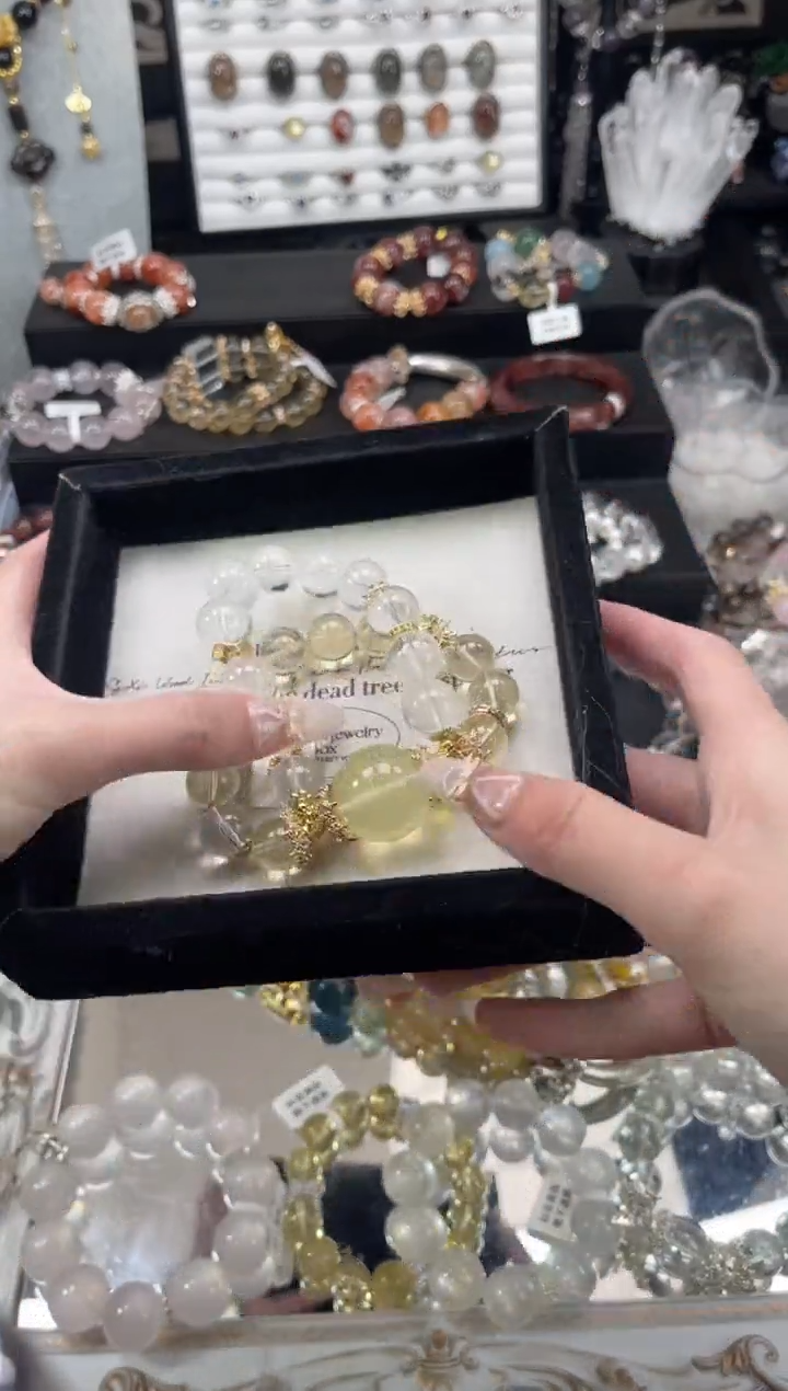 【闪购商品】水晶手链未镶嵌天然水晶 多样性发货