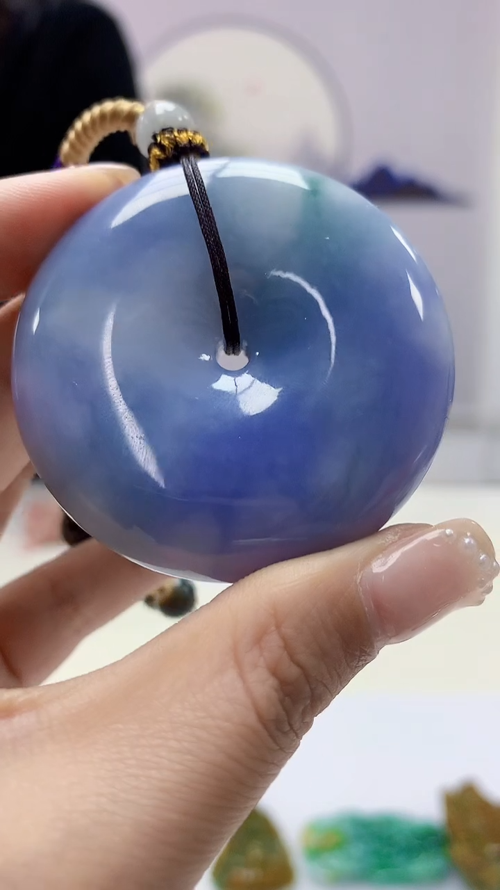 【闪购商品】定制翡翠未镶嵌4902ms-毛货6扣子