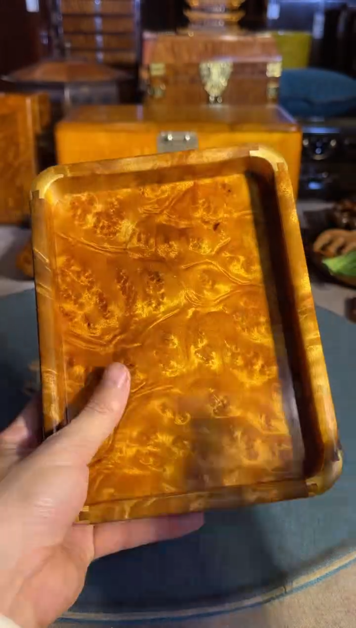 乌木类成套家具瘤疤迷你茶盘  15