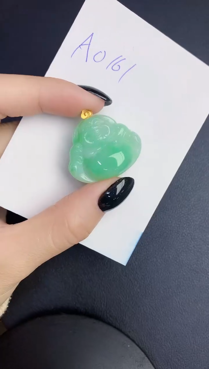 【闪购商品】翡翠颈饰18K金镶嵌0000000000